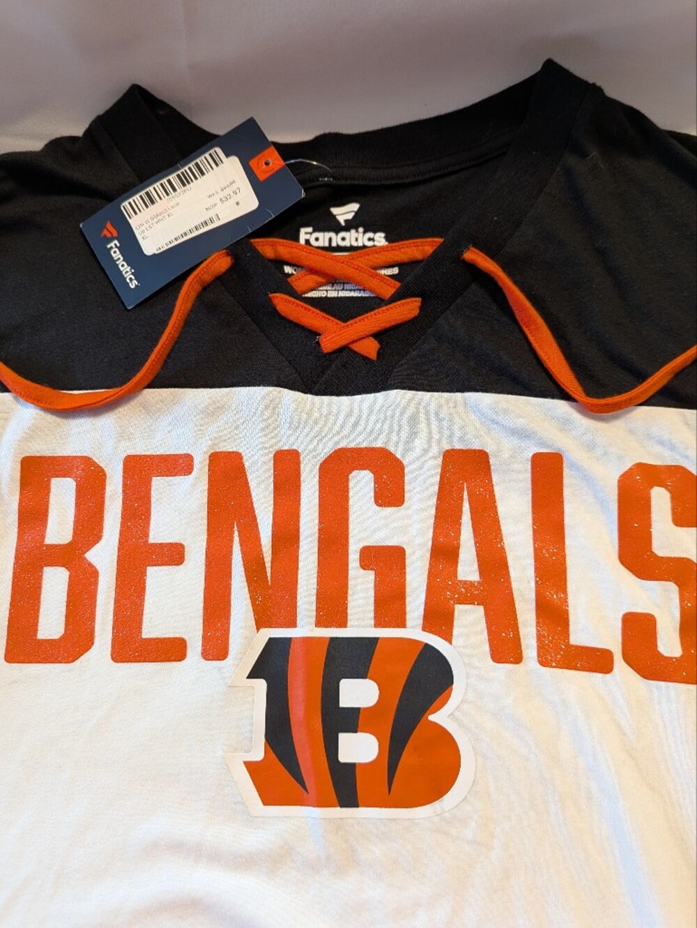 Ladies Bengals Long Sleeve Shirt Size XL BNWT